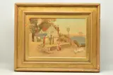 The village inn by Edwin Bale, watercolour on paper, offered Apr 2023