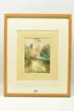 In my garden by George Clausen, watercolour on paper, sold Apr 2023