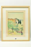 Graye 14 by Albert Rutherston, watercolour on paper, sold Apr 2023