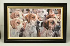 Awaiting command by Debbie Boon, print, sold Apr 2023