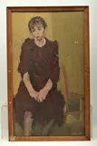 Pat by Eleanor Selwyn Lovett, oil on board, sold Mar 2023
