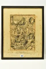 In the tumbril - debate on supply guillotined tuesday march 21 1905 by John Bernard Partridge, ink, sold Mar 2023