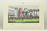 Lunch on the green by Henderson Cisz, print, sold Mar 2023