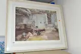 Retreat from the shade by William Russell Flint, print, sold Mar 2023