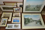 to include three H. G. Buttle watercolours depicting historic by Thirteen Paintings And Prints Etc, watercolour, sold Mar 2023