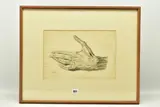 Anatomical study of a left hand by James Ward, pencil, sold Mar 2023