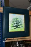 A pastoral landscape by David A. Hunt, 2010, oil, sold Mar 2023