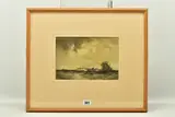 Landscape with cottage by David Murray Smith, charcoal, offered Mar 2023