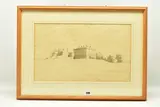 Patshull hall, staffordshire by Cornelius Varley, 1820, pencil, sold Mar 2023
