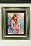 In longing by Anna Razumovskaya, oil on canvas, sold Mar 2023