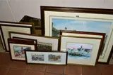 to include three H. G. Buttle watercolours depicting historic by Thirteen Paintings And Prints Etc, watercolour, offered Mar 2023