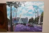 Celebrating on the mall by Timmy Mallett, print, sold Mar 2023