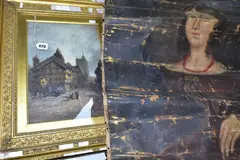 The first by George Goodman, oil on canvas, sold Feb 2023