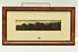 An untitled landscape at dusk by John Knapp-Fisher, 1987, watercolour on paper, sold Feb 2023