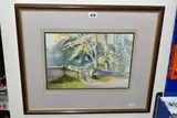 The most perfect autumn morning by David Weston, 1985, watercolour on paper, sold Feb 2023