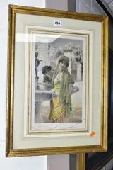A difference of opinion by Lawrence Alma-Tadema, print, sold Feb 2023