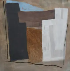 Gozo Signed by Philip Jones, Mixed media on board, sold Dec 2022