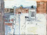 Campo Santi Giovanni e Paolo by Paul Feiler, Mixed media on paper, sold Dec 2022