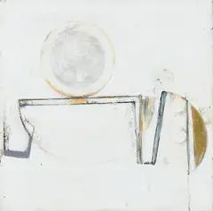 Related Forms IV Signed by Paul Feiler, Oil on canvas, sold Dec 2022