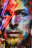 Fame Signed with metal monogram by Dan Pearce, Giclée print with electric illumination, sold Dec 2022