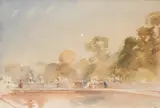 Kensington Gardens by Henry Tonks, Pencil and watercolour, sold Dec 2022