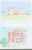 Antony House by John Miller, pencil and watercolour, sold Dec 2022