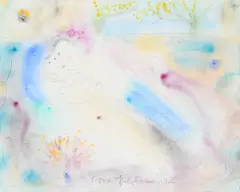 Untitled by Dora Holzhandler, Watercolour, and pen and ink, offered Dec 2022