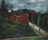 Chesley Street by Miller Brittain, Pastel, sold Dec 2022