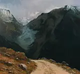 Cold Mountain by Michael Bennallack-Hart, Pastel, sold Dec 2022
