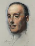 Portrait study of Joseph Duveen by Alfred Lawrence, Pastel, sold Dec 2022