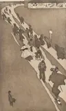 November Etching with aquatint by Eugene Kirchner, Etching with aquatint, sold Dec 2022