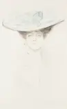 Le Noeud Bleu Signed Helleu by Paul César Helleu, Drypoint, sold Dec 2022