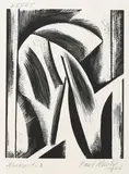 Abstract 2 Signed by Paul Nash, Wood engraving, sold Dec 2022