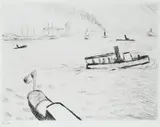Hamburg Signed indistinctly and numbered 71/100 by Albert Marquet, Drypoint, offered Dec 2022