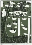 Richmond by Julian Trevelyan, Etching and aquatint, sold Dec 2022