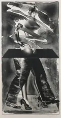 Black Feat Signed by Allen Jones, Lithograph, sold Dec 2022