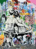 Work Well Together Signed by Thierry Guetta, Mixed media over screenprint, offered Dec 2022