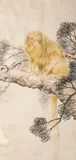 FISHERMAN IN A SNOWY SCENE Two Chinese paintings by Gao Zhenbai, ink and colour on paper, offered Nov 2022