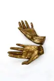 Attributed left hand by Michel Milberger, bronze, sold Oct 2022