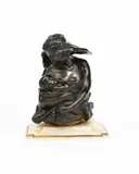 Queen of Dreams patinated bronze dipped plaster by Lucy Gwendolen William, bronze, offered Oct 2022