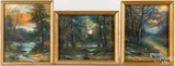 landscapes by Victor Shearer, oil on canvas, sold Jun 2024