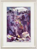 landscape by Tom McCobb, watercolor, sold Jun 2024
