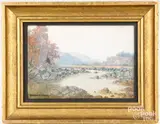 landscape by Benson Bond Moore, oil on board, sold Jun 2024