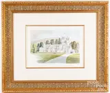 of Balmoral by Hm King Charles III, lithograph, sold May 2024