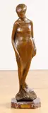 Standing Female by John Cavanaugh, bronze, sold May 2024