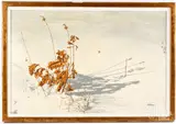 titled Winter Poetry by Robert Sarsony, oil on canvas, sold May 2024