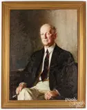 portrait of Colonel Thomas D. Barroll by Ernest Ludvig Ipsen, oil on canvas, sold May 2024