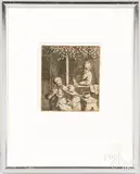 The Doll by Adriaen van Ostade, 1679, etching, sold May 2024