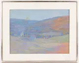 landscape by Charles Corson, oil on canvas, sold May 2024