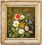of flowers by Sophie Henck, oil on canvas, sold May 2024
